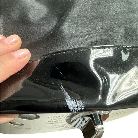 Joico Bella Pilar Nylon and Patent Leather Tote Bag. NWOT. - Picture 9 of 9